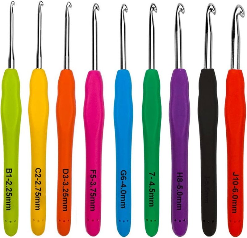 Jeu Crochet Multi-Color et Multi-Size 14Pcs - HE-9015